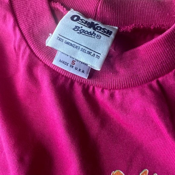 Vintage OshKosh B'gosh girls Aloha tank - Genuine Made in USA - Picture 2 of 3